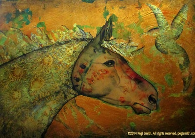 On the Wings of a Whisper, from the Equine collection of paintings by contemporary fine artist Pegi Smith, Ashland, Oregon