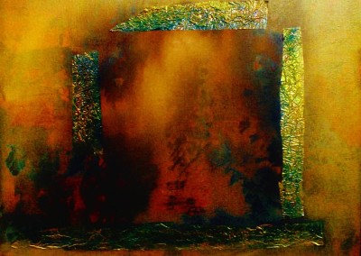 Through the Door to Enlightenment, from the Abstracts collection of paintings by contemporary fine artist Pegi Smith, Ashland, Oregon